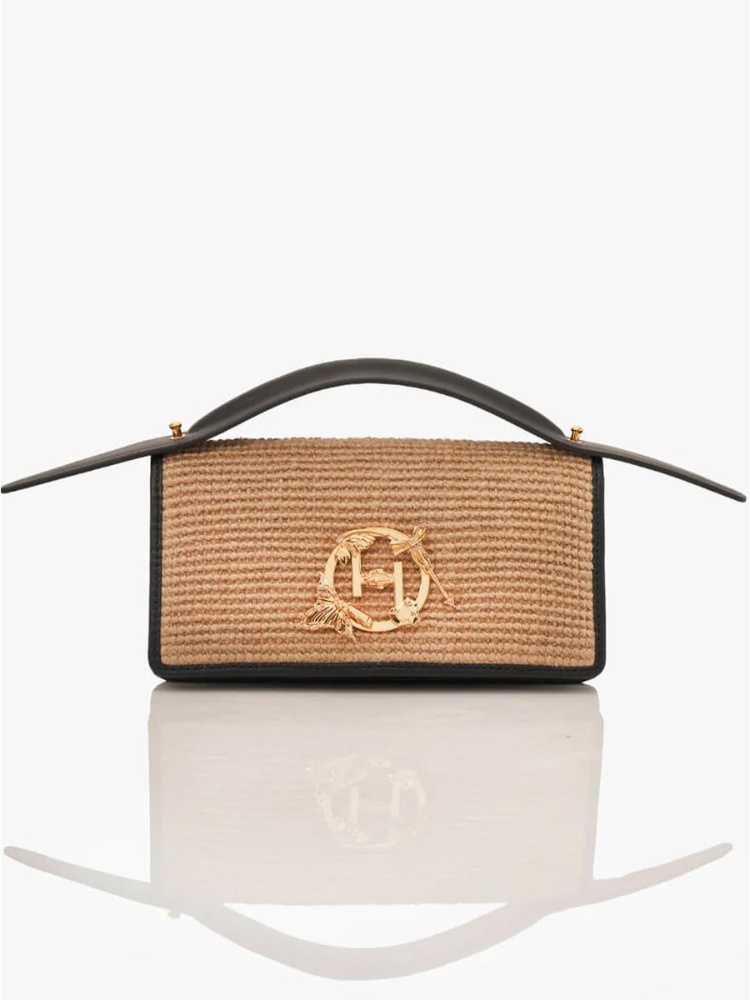 The Oh V Paparazzi bag in jute by Outhouse