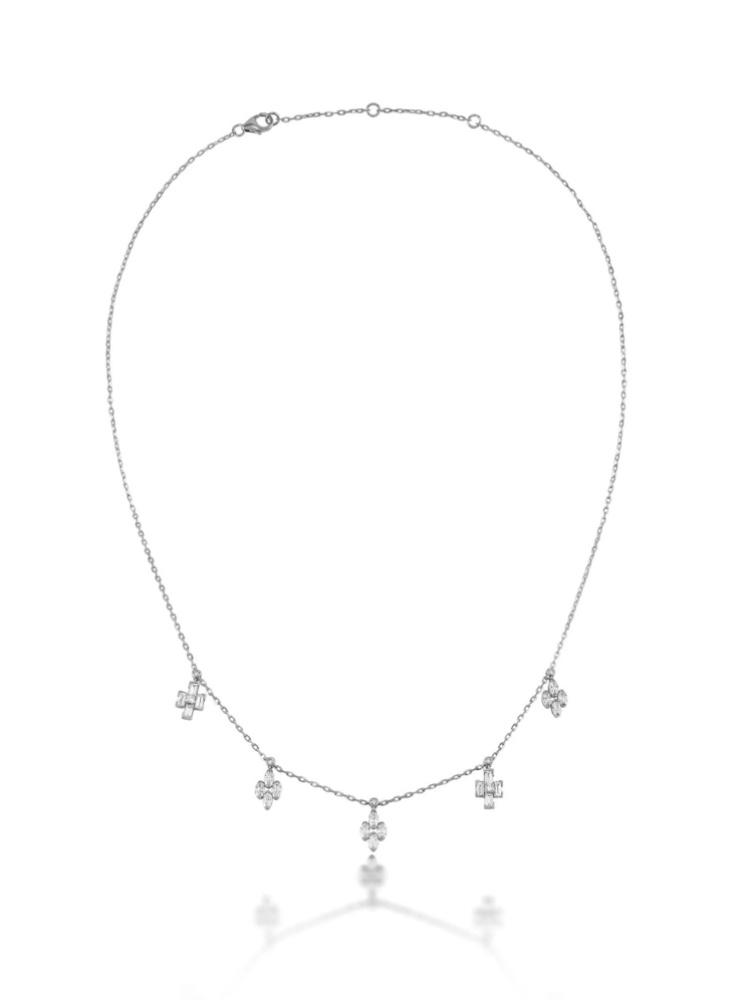 A delicate diamond necklace by Maison Aneka