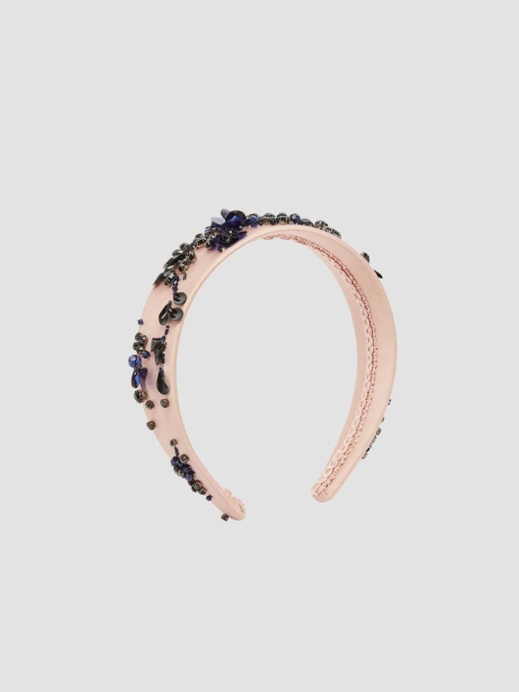 Erdem embellished pink headband 